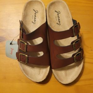 JEOSSY MILAN cork sole sandal